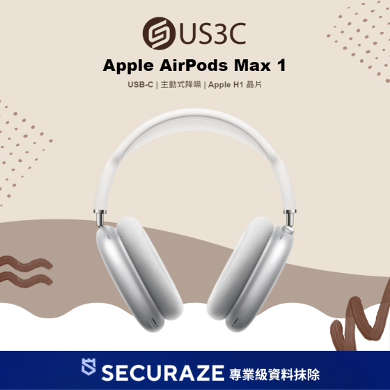 Apple AirPods Max 第 1 代 無線耳罩式藍牙耳機 USB-C